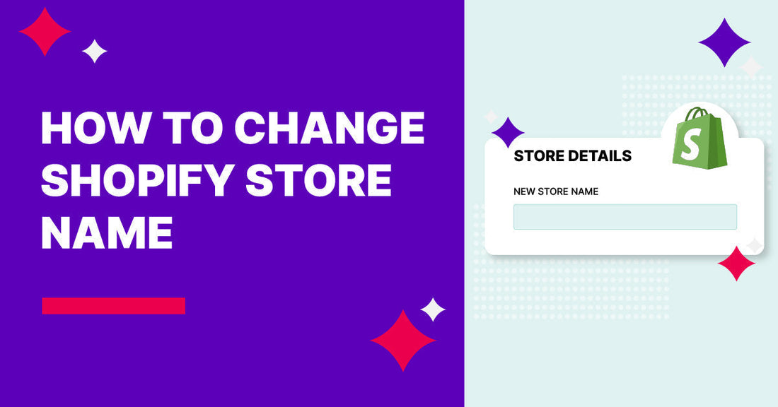 How do I change my Shopify store name?