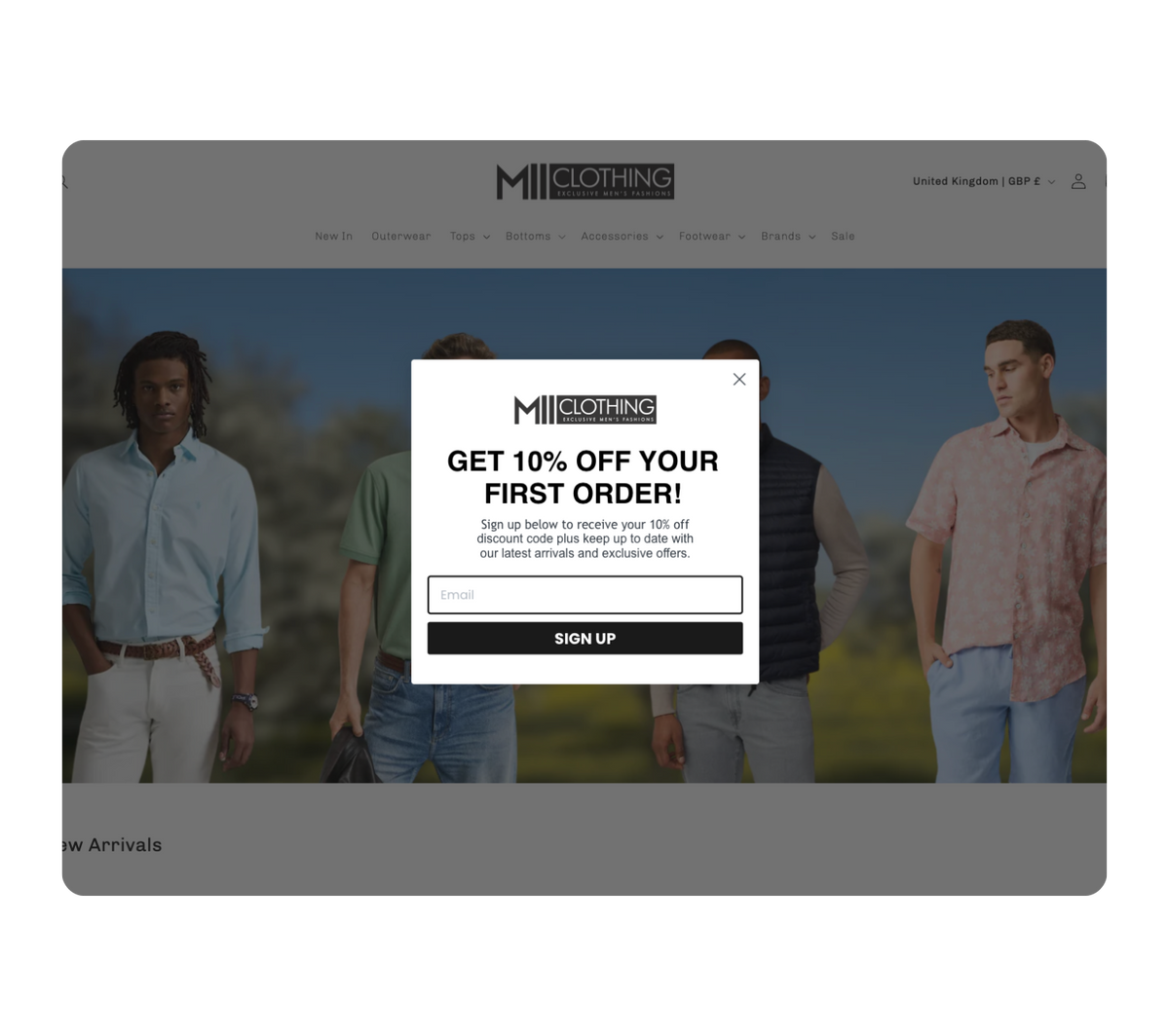 Grow your email
database.