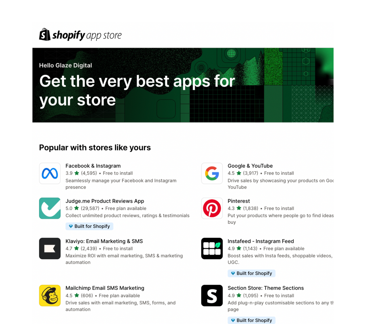 Make easy Shopify updates