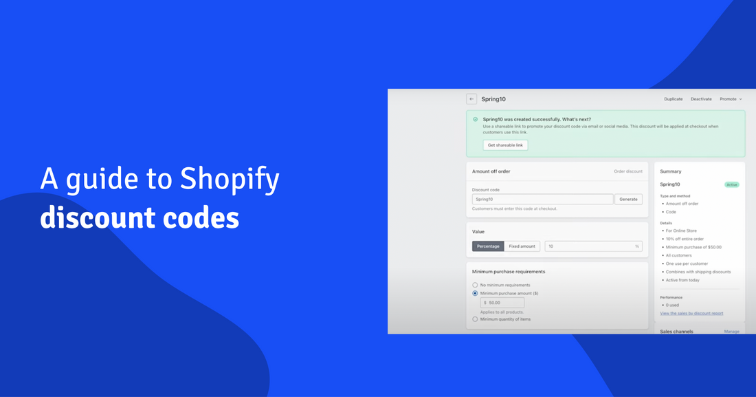 A Guide to Shopify Discount Codes