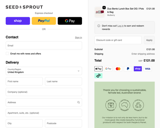 Checkout Optimisation: Every Second Counts
